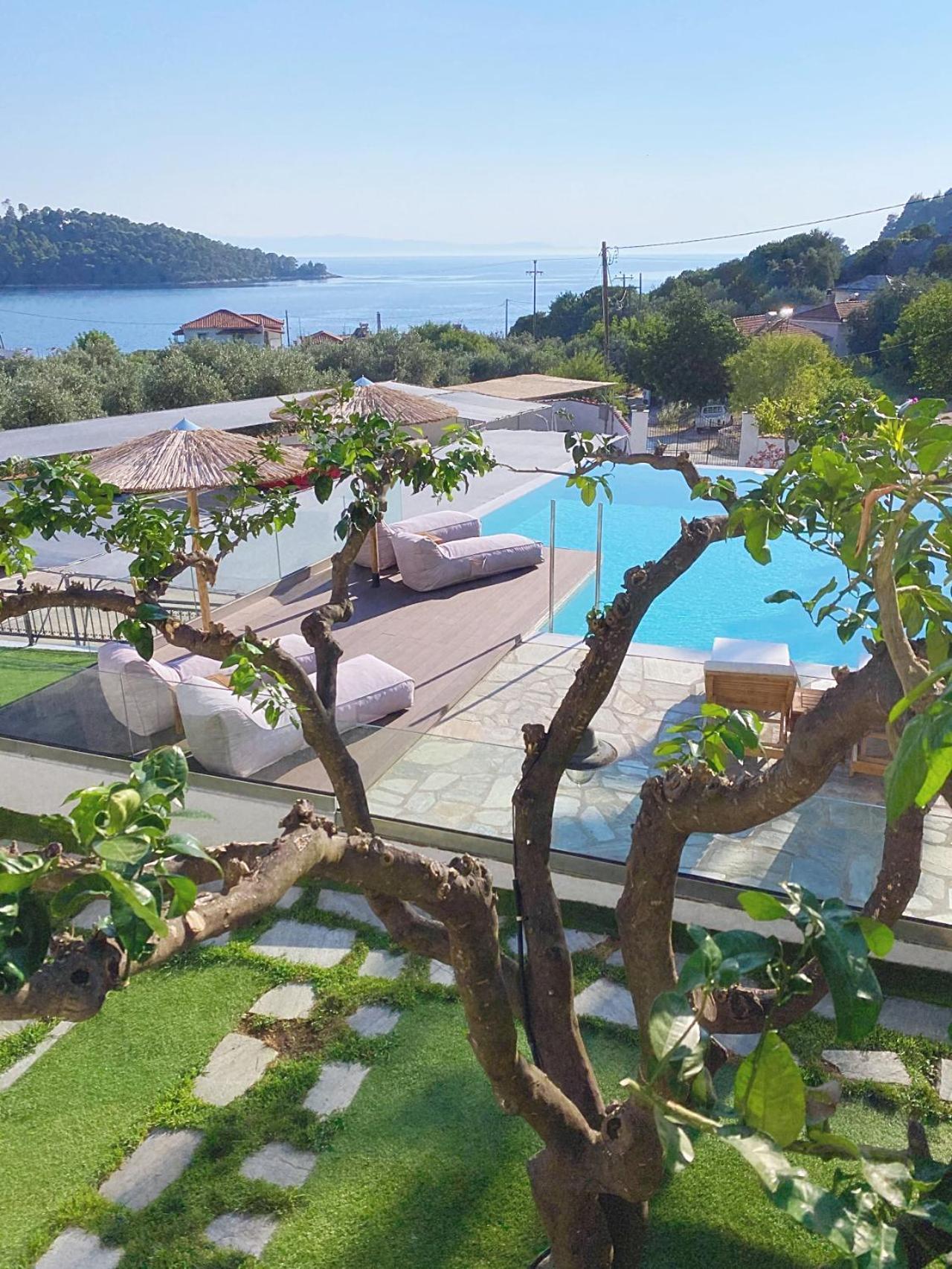 Panormos Beach Hotel Skopelos Eksteriør billede